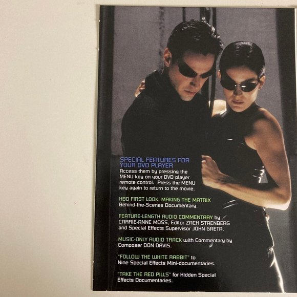 The Matrix (DVD, 1999) - Picture 2 of 5
